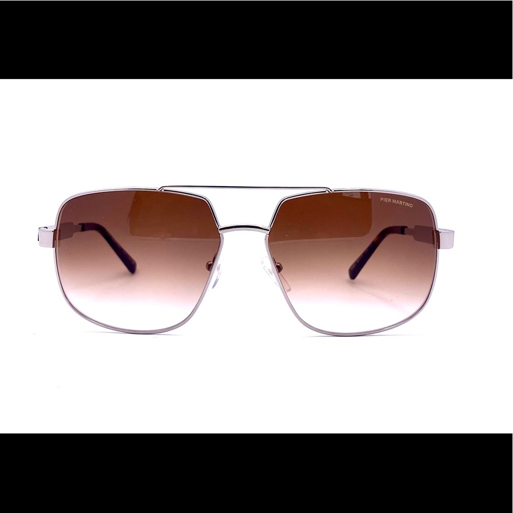 Pier Martino Aviator Sunglasses Metal, Acetate, Wood Made in Italy